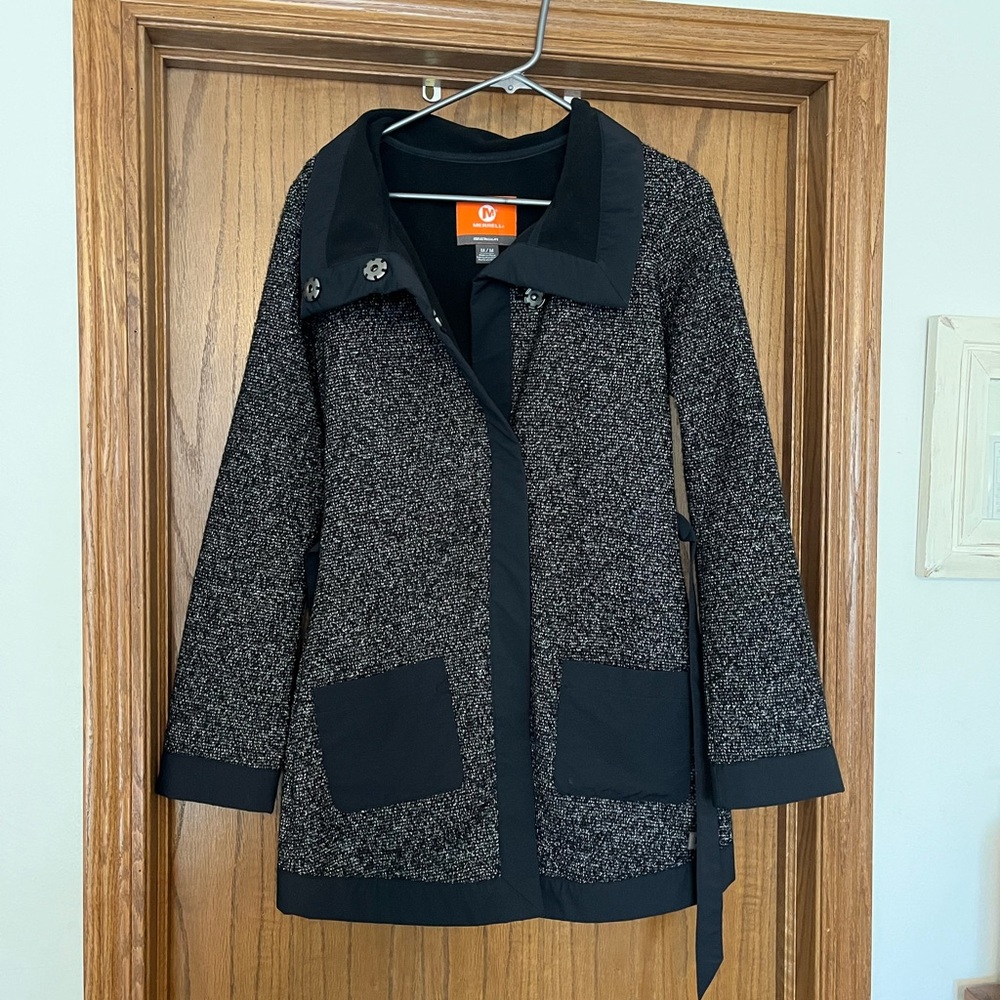 Merrell Stylish Black and Gray Women's Coat